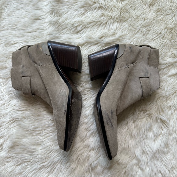 Ramone Rag & Bone Suede Ankle Boots Size 36 Ice Grey - Picture 4 of 10